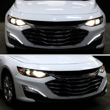 Ronnin - Fits 2019-2024 Chevy Malibu Halogen Projector Headlights Factory Replacement Assembly | Right Passenger Side | Glossy Black