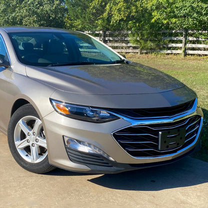 Ronnin - Fits 2019-2024 Chevy Malibu Halogen Projector Headlights Factory Replacement Assembly | Right Passenger Side | Glossy Black