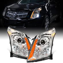 Ronnin - Fits 2010-2016 Cadillac SRX Halogen Projector Headlights Factory Replacement Assembly Pair | Chrome