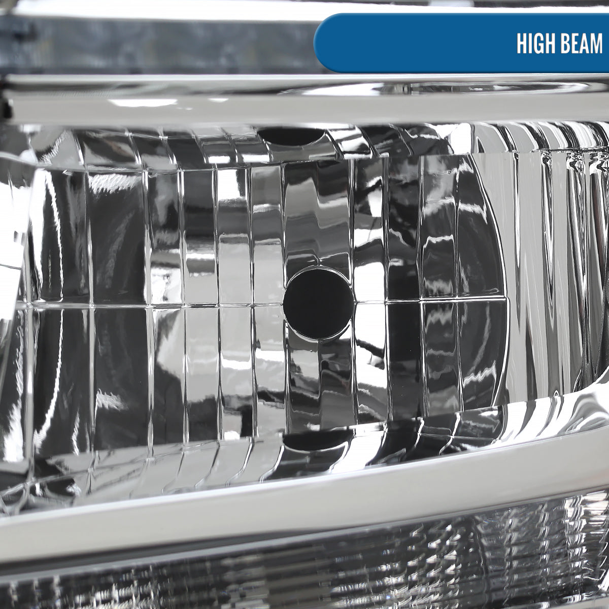 Ronnin - Fits 2015-2020 Chevy Tahoe Suburban Upgraded Replacement LED DRL Halogen Projector Headlights Assembly Pair | Chrome