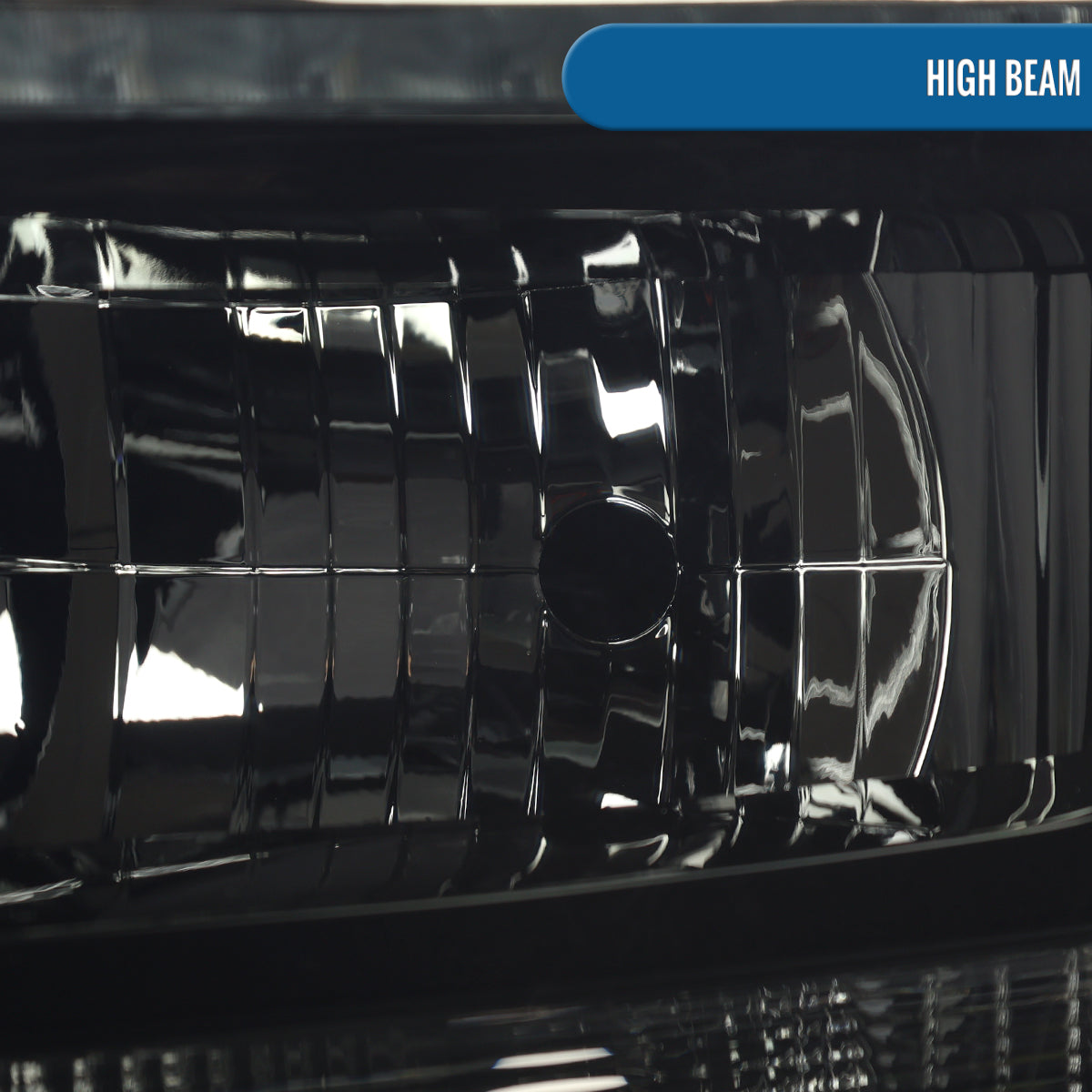 Ronnin - Fits 2015-2020 Chevy Tahoe Suburban Upgraded Replacement LED DRL Halogen Projector Headlights Assembly Pair | Black Smoke