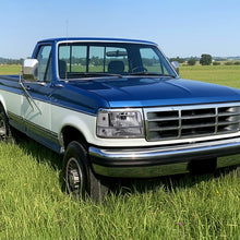 Ronnin - Fits 1992-1996 Ford F150 F250 F350 Bronco Factory Replacement Headlights + Clear Bumper Lights + Corner Lights Assembly Pair | Chrome