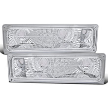 Ronnin - Compatible con Chevy C10 C/K Silverado Suburban Tahoe Sierra Yukon Blazer de 1988-1999, conjunto de luces de estacionamiento de esquina | Cromado