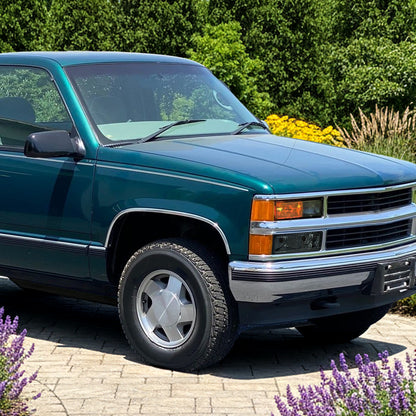 Ronnin - Compatible con Chevy C10 C/K Silverado Suburban Tahoe Sierra Yukon Blazer de 1988-1999, conjunto de luces de estacionamiento y esquina del parachoques, par | Ahumado