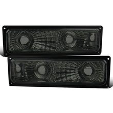 Ronnin - Compatible con Chevy C10 C/K Silverado Suburban Tahoe Sierra Yukon Blazer de 1988-1999, conjunto de luces de estacionamiento y esquina del parachoques, par | Ahumado