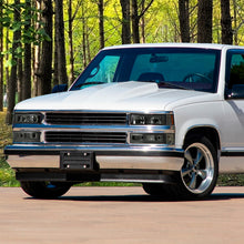 1988-1999 Chevy C10 C/K Silverado Suburban Tahoe Sierra Yukon Blazer LED Tube Corner Bumper Parking Lights Assembly Pair | Smoke