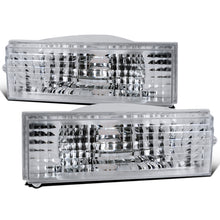 Ronnin - Compatible con Cherokee Comanche Wagoneer XJ de 1984-1996 Luces de defensa, intermitentes, conjunto de luces de estacionamiento (par) | Cromado