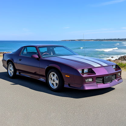 Ronnin - Compatible con las luces de parachoques Chevy Camaro IROC-Z RS Z28 de 1985-1992, conjunto de luces direccionales y de estacionamiento | Cromado