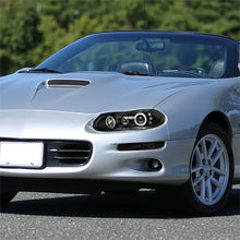 Ronnin - Juego de luces de parachoques delanteras y traseras de repuesto para Chevy Camaro 1993-2001 | Negro