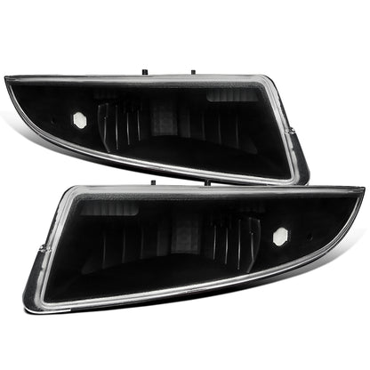 Ronnin - Se adapta a Chevy Camaro 1993-2001 Luces de Parachoques Conjunto de Luces Direccionales y de Estacionamiento Par | Negro