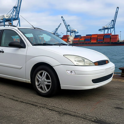 Ronnin - Se adapta a Ford Focus 2000-2005 Par de Luces de Esquina de Parachoques | Cromado