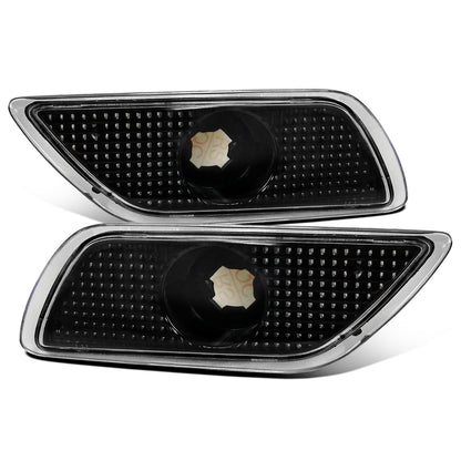 Ronnin - Se adapta a 2000-2005 Ford Focus Luces de estacionamiento de esquina (par) | Negro