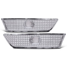 Ronnin - Se adapta a Infiniti G35 Coupé 2003-2007, conjunto de luces de posición laterales de parachoques de esquina, par | Cromo