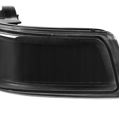 Ronnin - Fits 1998-2004 Chevy GMC Sonoma S10 Pickup 1998-2005 Blazer Factory Replacement Front Bumper Lights Clear Reflector Assembly Pair | Black