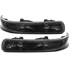 Ronnin - Fits 1999-2002 Chevy Silverado 2000-2006 Tahoe Suburban 1500 2500 Factory Replacement Clear Reflector Bumper Turn Signals Lights Assembly Pair | Black