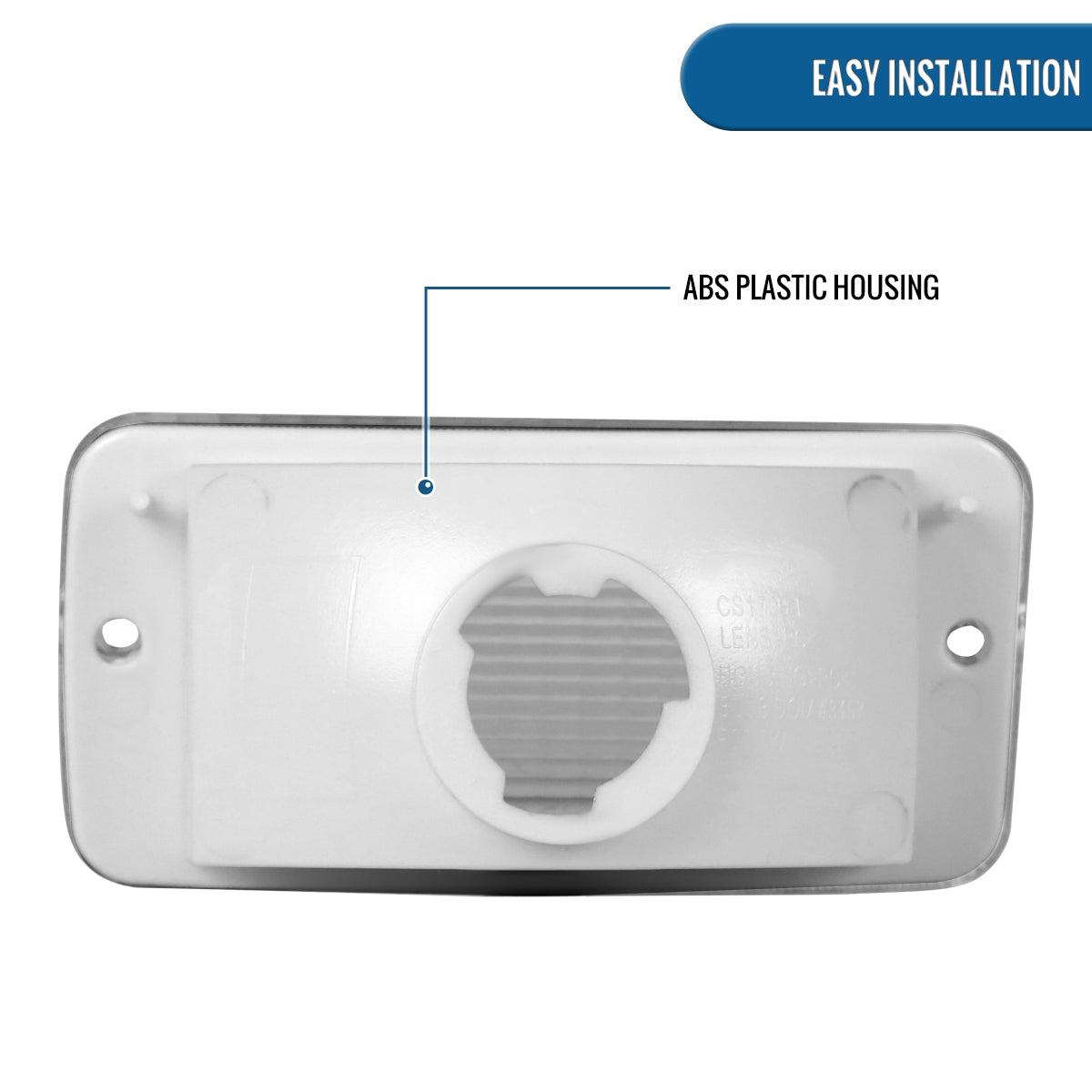 Ronnin - Se adapta al par de montaje de luces direccionales de esquina del parachoques delantero del Jeep Wrangler de 1997-2006 | Transparente