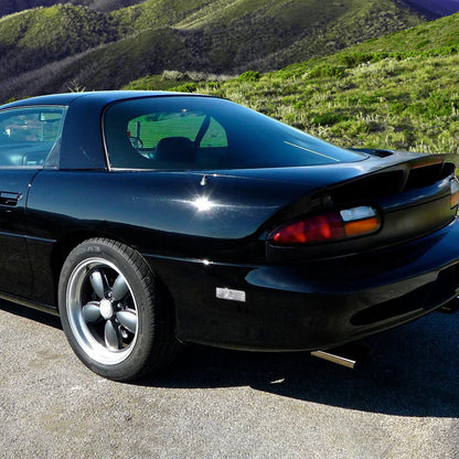 Ronnin - Compatible con Chevy Camaro 1993-2002 y Pontiac Firebird 1998-2001, par de luces de estacionamiento y marcadores laterales traseros para parachoques | Cromado