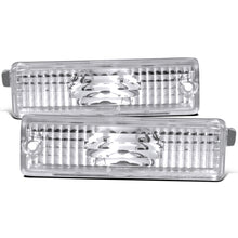 Ronnin - Compatible con Chevy Camaro 1993-2002 y Pontiac Firebird 1998-2001, par de luces de estacionamiento y marcadores laterales traseros para parachoques | Cromado