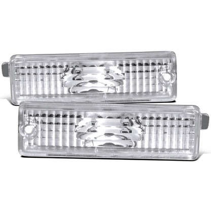 Ronnin - Compatible con Chevy Camaro 1993-2002 y Pontiac Firebird 1998-2001, par de luces de estacionamiento y marcadores laterales traseros para parachoques | Cromado