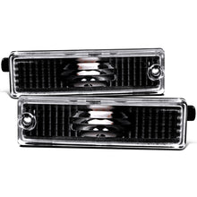 Ronnin - Compatible con Chevy Camaro 1993-2002 Pontiac Firebird 1998-2001, par de luces traseras de posición lateral, parachoques, luces de estacionamiento | Negro