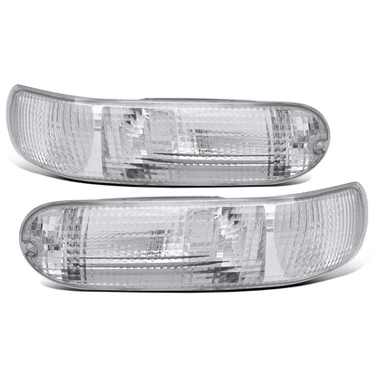 Ronnin - Compatible con conjunto de luces de estacionamiento de parachoques trasero de esquina Mitsubishi Eclipse 2000-2005, par | Cromo