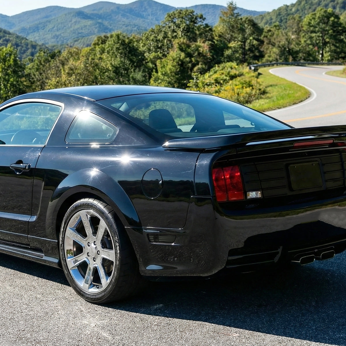 Ronnin - Se adapta a Ford Mustang 2005-2009 Montaje de luces de estacionamiento traseras Par | Ahumado
