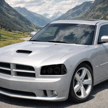 Ronnin - Compatible con Dodge Charger 2006-2010 Reemplazo de fábrica Luces de esquina de reflector transparente Conjunto de luces de estacionamiento par | Humo