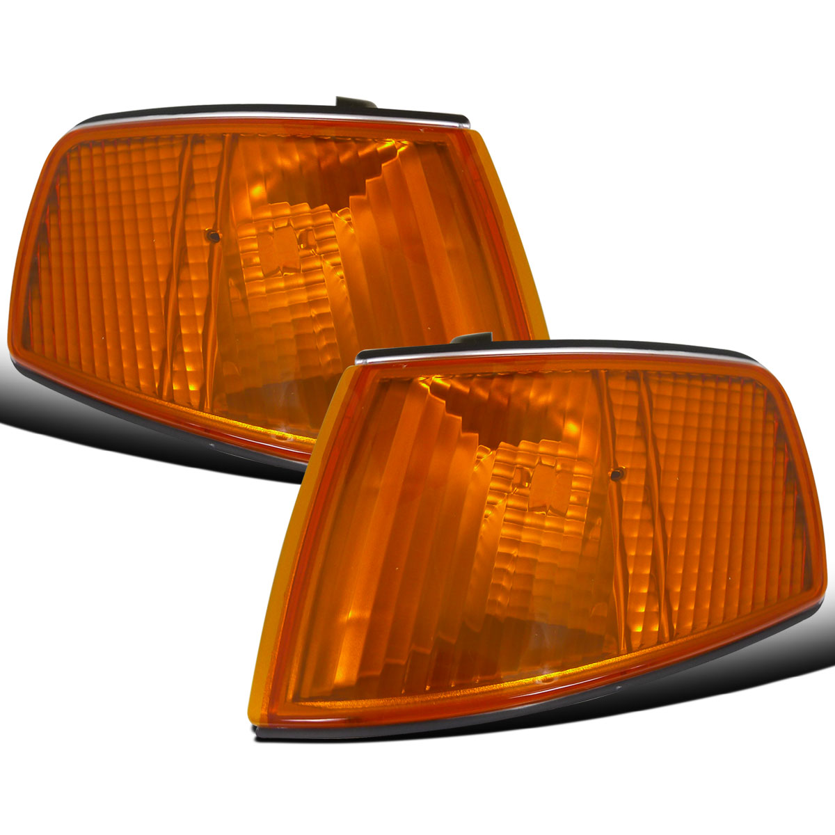 Ronnin - Se adapta a Honda CRX de 1990-1991, luces direccionales de esquina, luces de estacionamiento, par de repuesto | Ámbar