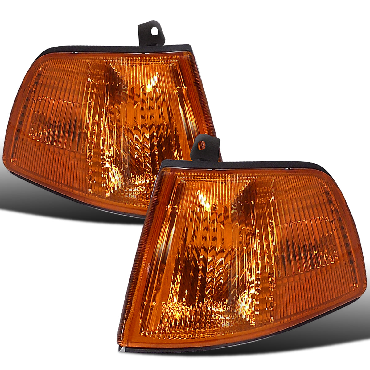 Ronnin - Compatible con Honda Civic 2Dr 3Dr Coupe Hatchback 1990-1991 Conjunto de luces de esquina de señal de giro de repuesto, par | Ámbar