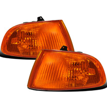 Ronnin - Fits 1992-1995 Honda Civic 2Dr 3Dr Coupe Hatchback Turn Signal Corner Lights Lamps Replacement Assembly Pair | Amber