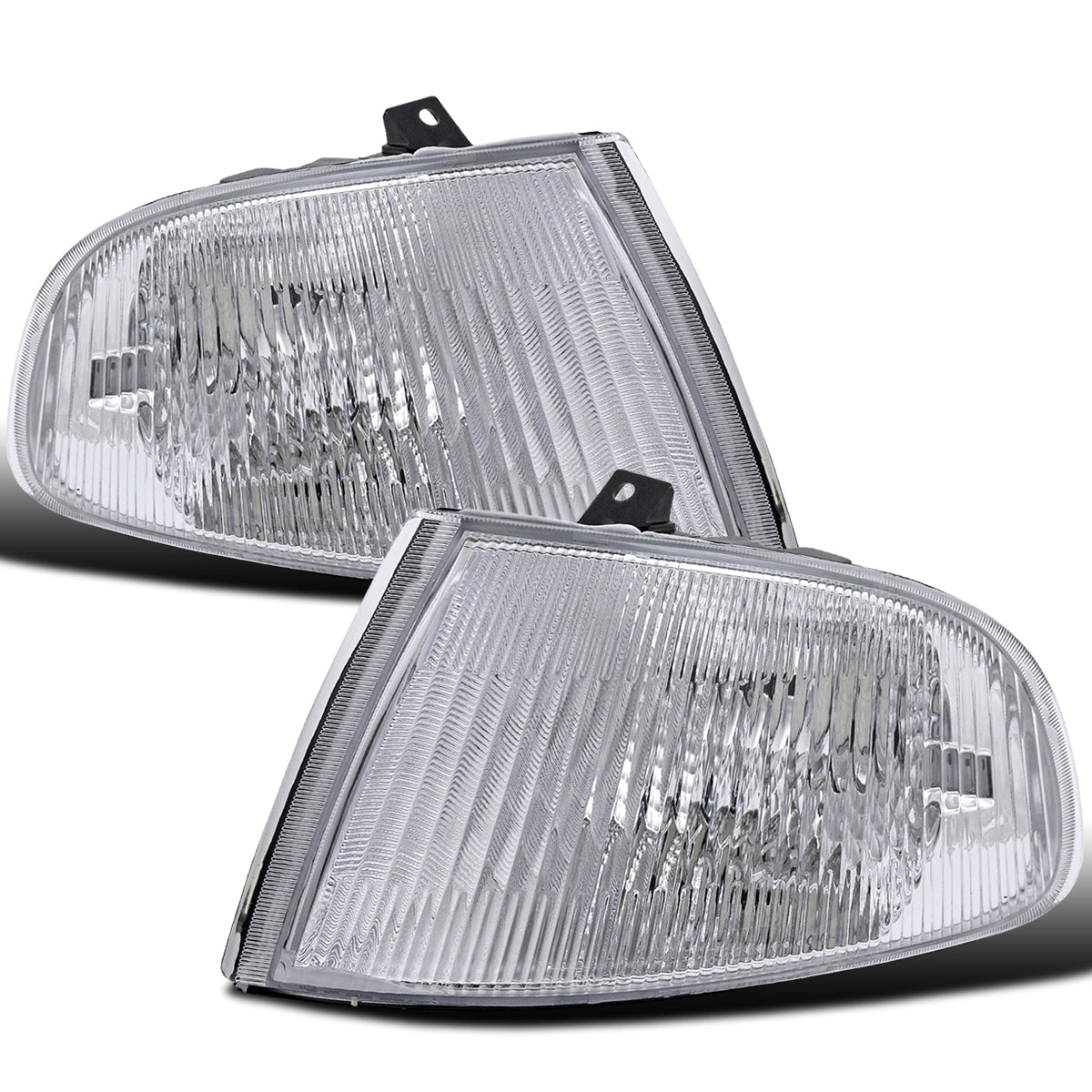 Ronnin - Compatible con Honda Civic 1992-1995 2Dr 3Dr EG Coupé Hatchback Luces Direccionales Esquina Estilo JDM Par de Reemplazo | Transparente