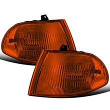 Ronnin - Fits 1992-1995 Honda Civic 4Dr Sedan Turn Signal Corner Lights Replacement Assembly Pair | Amber