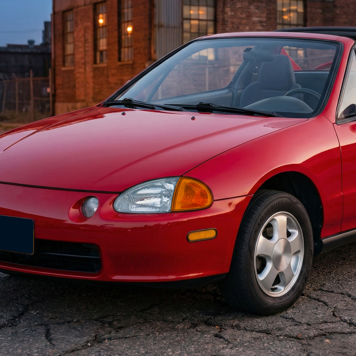 Ronnin - Compatible con Honda Del Sol de 1993-1997 Par de ensamblaje de repuesto de luces de esquina direccionales, luces de estacionamiento | Ámbar