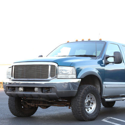Ronnin - Compatible con Ford F250 F350 F450 F550 1999-2004, Excursion 2000-2004 Fabricado en EE. UU. Juego de luces direccionales de esquina de repuesto | Transparentes