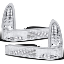 Ronnin - Compatible con Ford F250 F350 F450 F550 1999-2004, Excursion 2000-2004 Fabricado en EE. UU. Juego de luces direccionales de esquina de repuesto | Transparentes