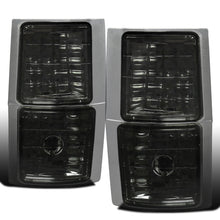 1994-1998 Chevy C/K 1500 2500 3500 Silverado 1994-1999 C/K 1500 2500 Suburban 1995-1999 Chevy Tahoe Clear Reflector Corner Lights Assembly Pair | Smoke