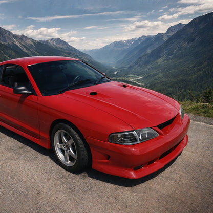 Ronnin - Compatible con Ford Mustang 1994-1998 | Par de luces de esquina de repuesto, luces de estacionamiento y direccionales | Negras