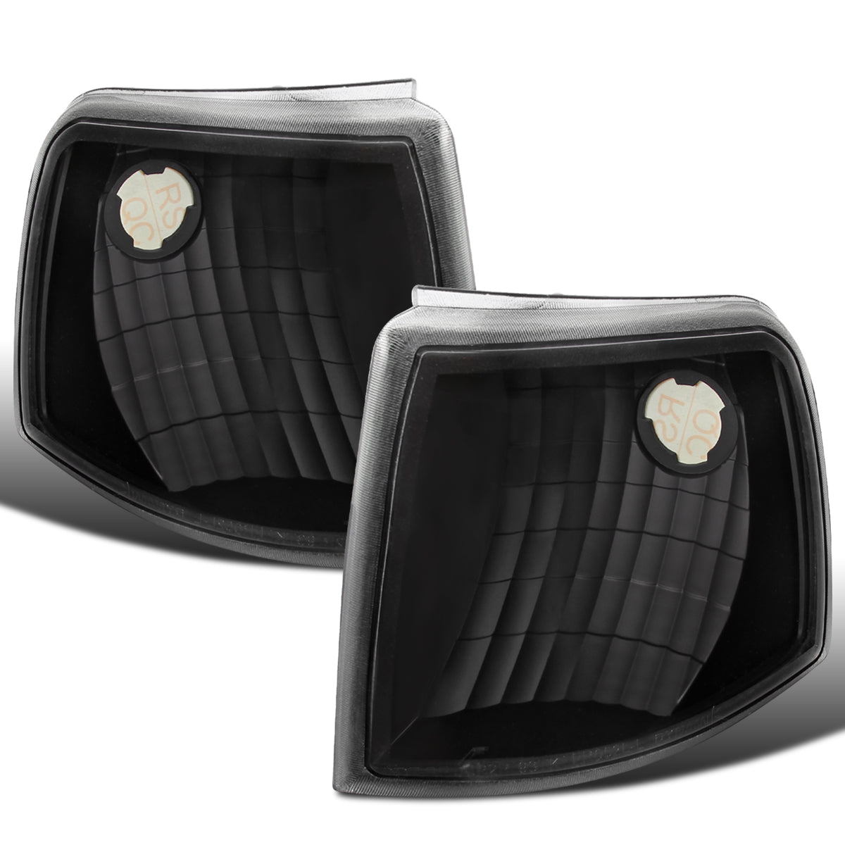 Ronnin - Se adapta a Ford Ranger 1993-1997 Par de Luces de Esquina de Repuesto, Conjunto de Lámparas de Señal de Estacionamiento | Negro