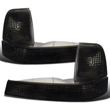 Ronnin - Compatible con Ford Ranger 1998-2000 | Par de Conjunto de Luces de Esquina con Reflector Transparente, Luces de Estacionamiento de Repuesto | Ahumado