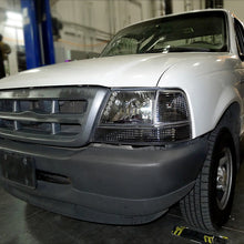 Ronnin - Compatible con Ford Ranger 1998-2000 | Juego de luces de estacionamiento de repuesto con reflectores transparentes y carcasas negras