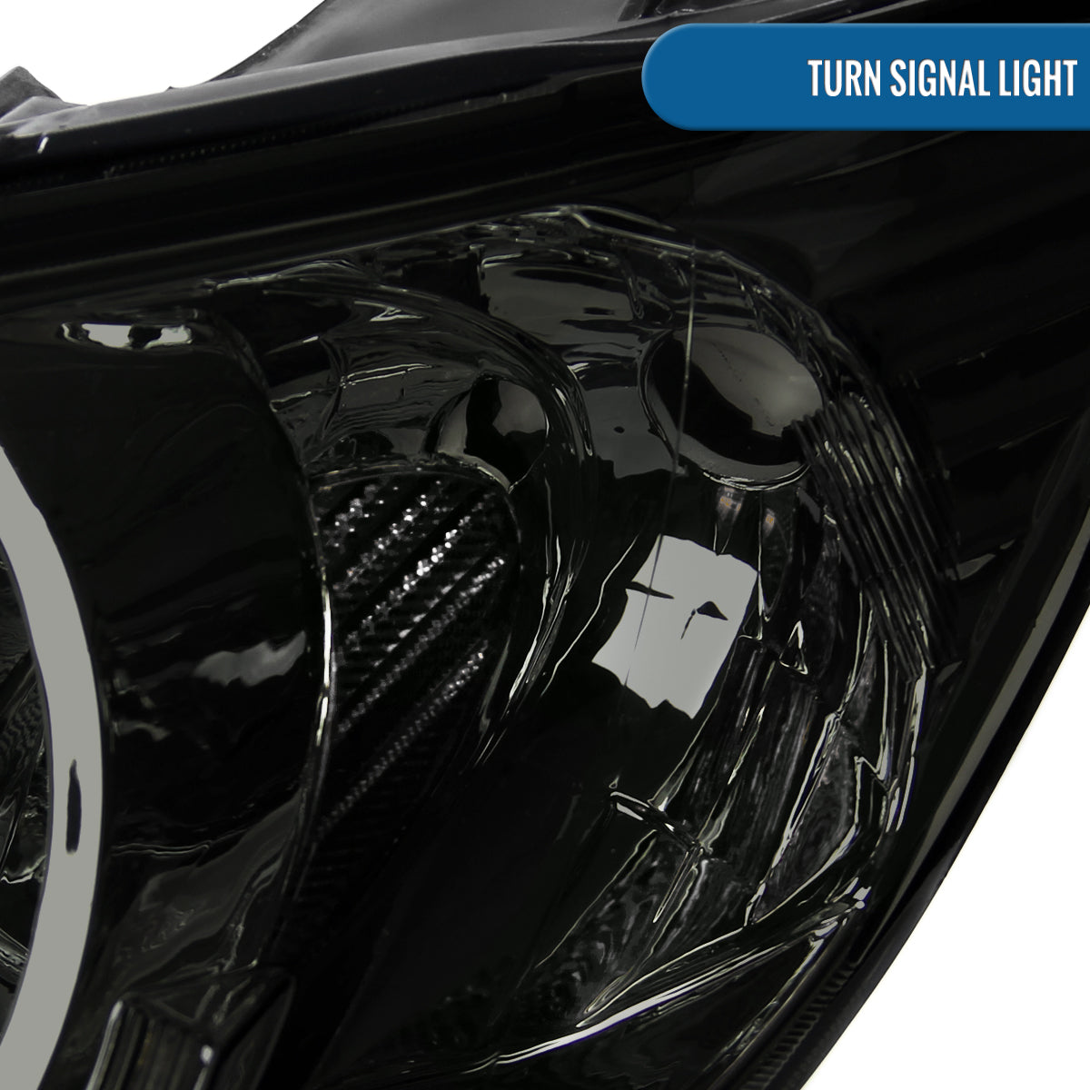 Ronnin - Fits 2004-2005 Honda Civic 2-Door Coupe 4-Door Sedan Headlights Pair | Smoke