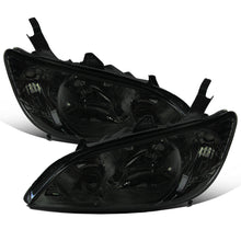 Ronnin - Fits 2004-2005 Honda Civic 2-Door Coupe 4-Door Sedan Headlights Pair | Smoke