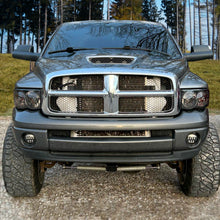 Ronnin - Fits 2002-2005 Dodge Ram 1500 2500 3500 Clear Reflector Factory Style Replacement Headlights Assembly Pair | Smoke