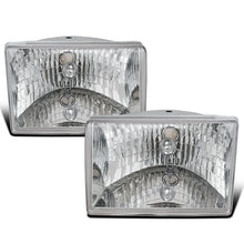 Ronnin - Fits 1993-1998 Jeep Grand Cherokee Factory Replacement Headlights Assembly Pair | Chrome
