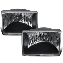 Ronnin - Fits 1993-1998 Jeep Grand Cherokee Factory Replacement Headlights Assembly Pair | Black