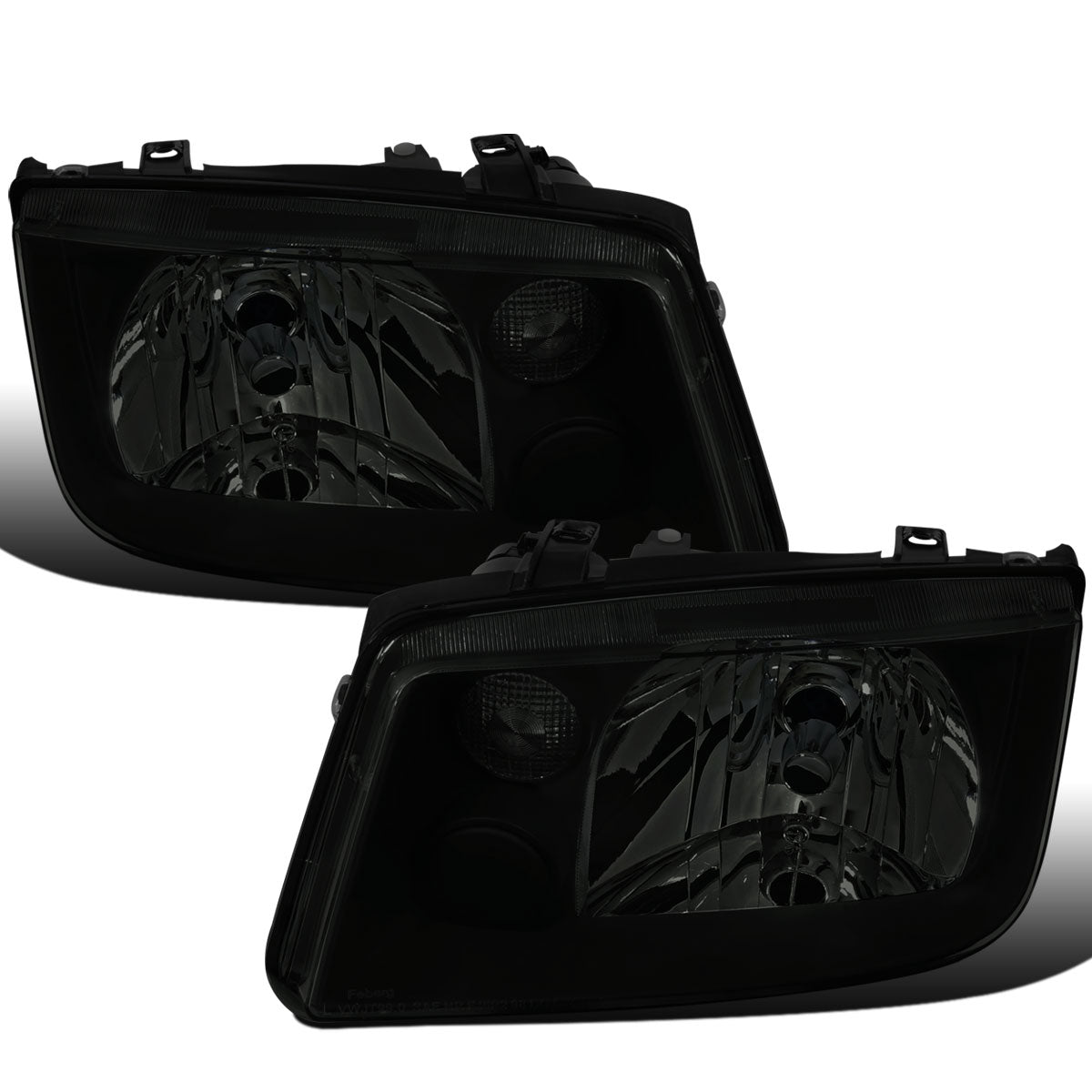 Ronnin - Faros de repuesto para Volkswagen MK4 Jetta/Bora 1999-2005 (par) | Negro ahumado