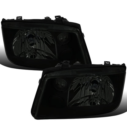 Ronnin - Faros de repuesto para Volkswagen MK4 Jetta/Bora 1999-2005 (par) | Negro ahumado