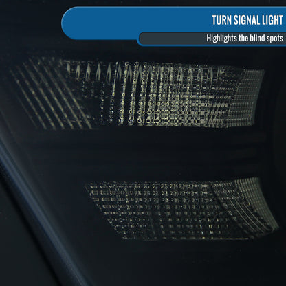 Ronnin - Fits 2010-2014 Ford Mustang Headlights Assembly Head Lamps Replacement Pair | Smoke