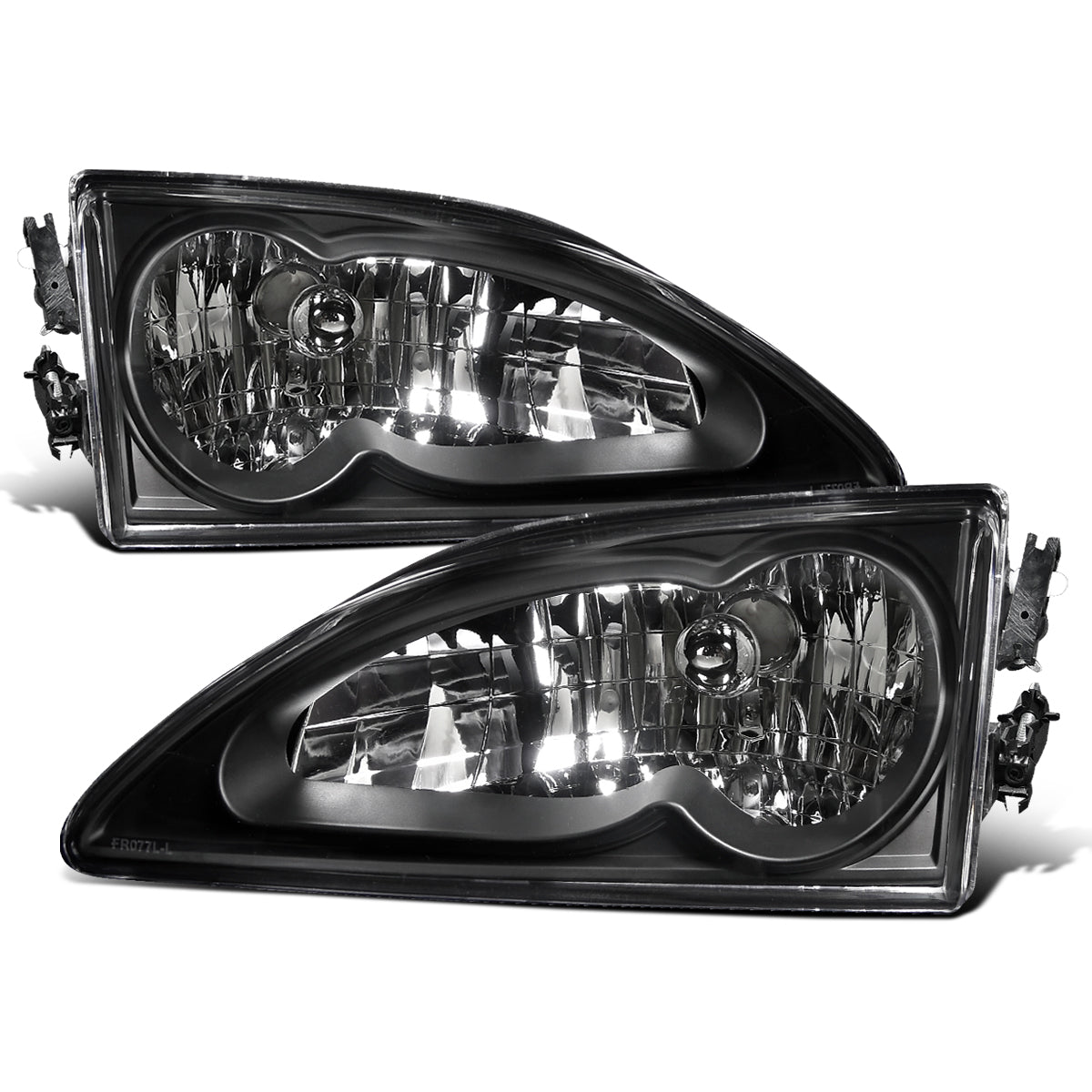 1994 -1998 Ford Mustang Headlights Pair | Black