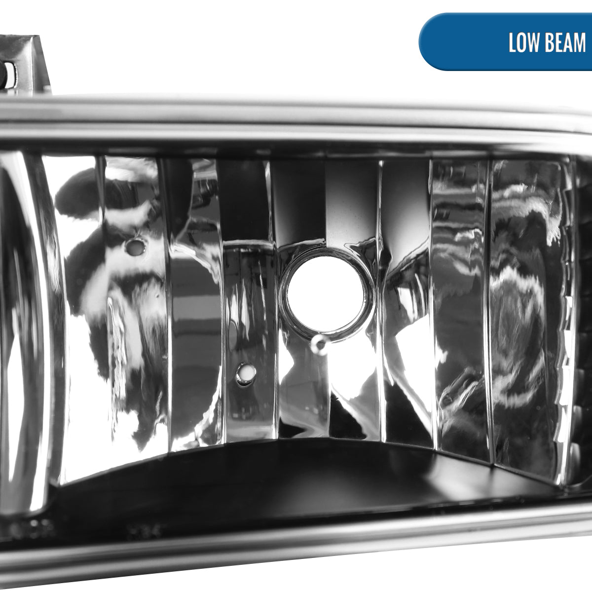 Ronnin - Fits 1998-2004 Chevy S10 Blazer Factory Replacement Headlights Assembly Pair | Black